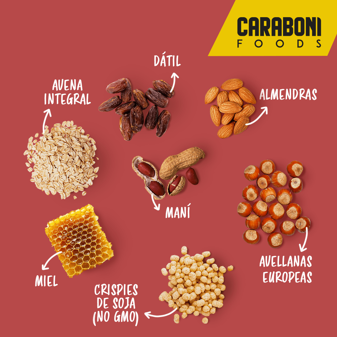 Almendra - Avellana Snack Energético 50 gr. - Caraboni Foods