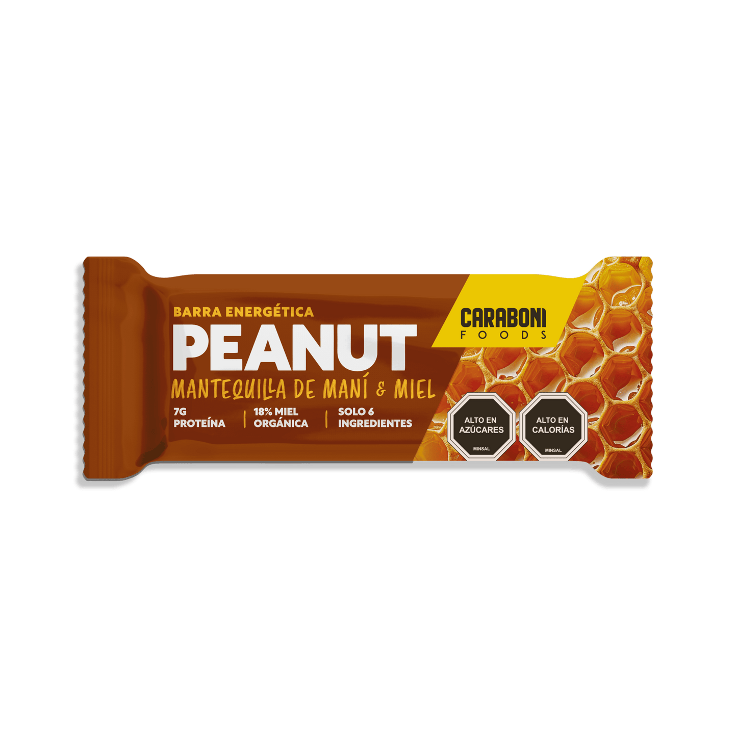 Mantequilla de Maní Snack Energético 50 gr. - Caraboni Foods