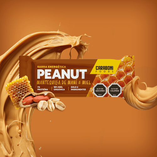 Mantequilla de Maní Snack Energético 50 gr. - Caraboni Foods