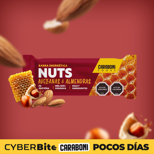 NUTS | Almendra & Avellana + Miel Cruda Barra Energética 50 gr.