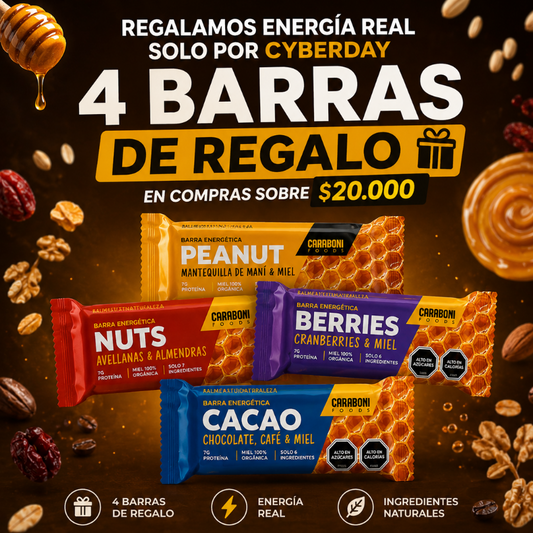 4 barritas de regalo cyberday