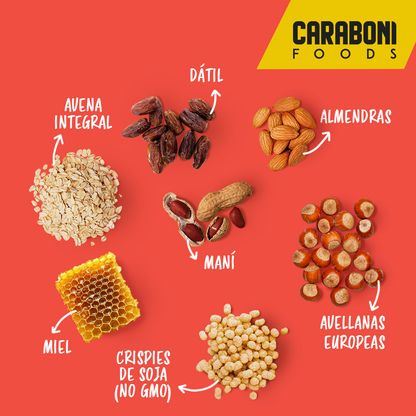 NUTS | Almendra & Avellana + Miel Cruda Barra Energética 50 gr.