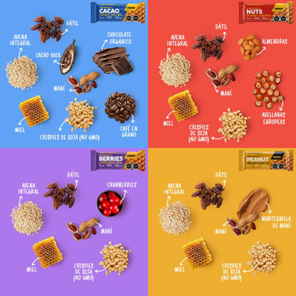 Pack MIX de sabores CaraboniFoods – 4 Sabores, 100% Naturales con Miel Cruda